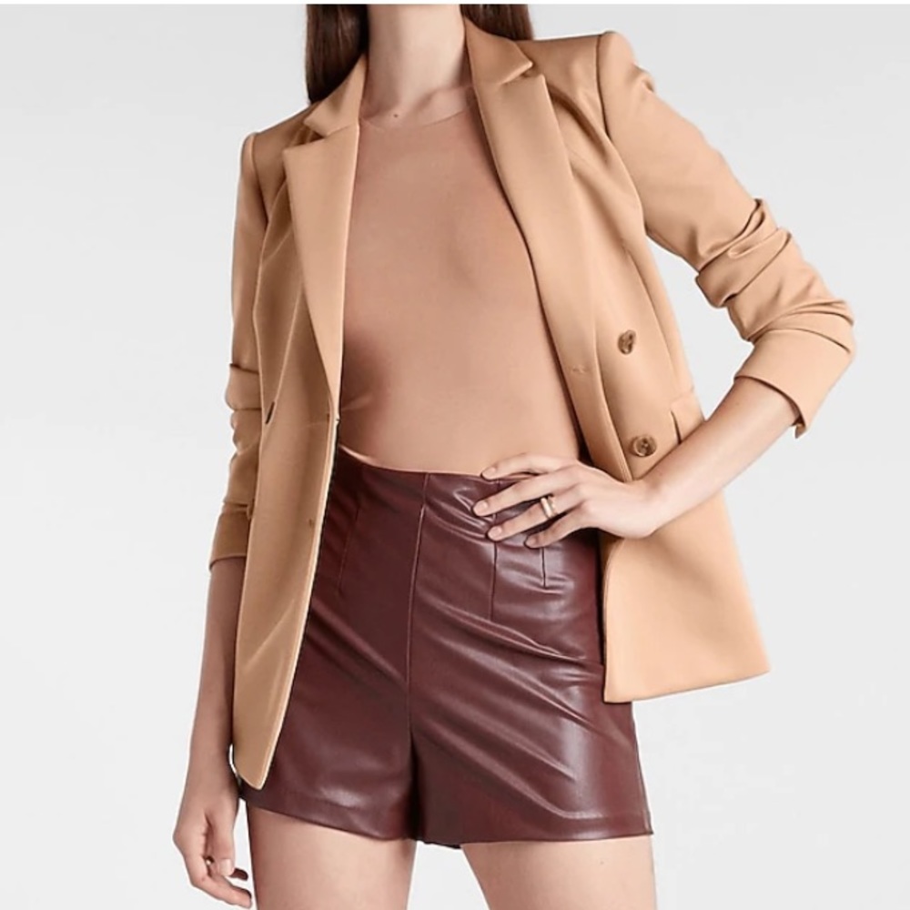 Supersoft Double Knit Blazer Pecan